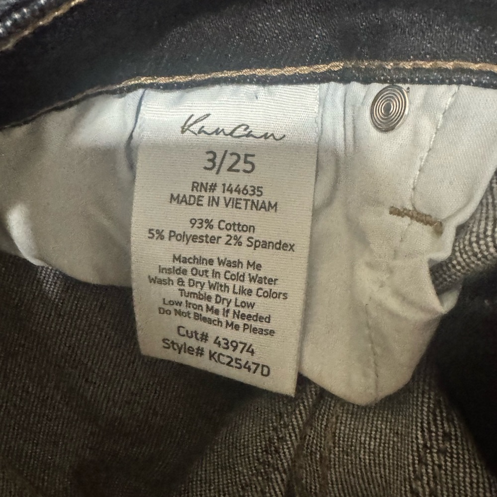 NWOT KanCan MidRise Skinny Jeans Size 3/25 - Picture 6 of 6